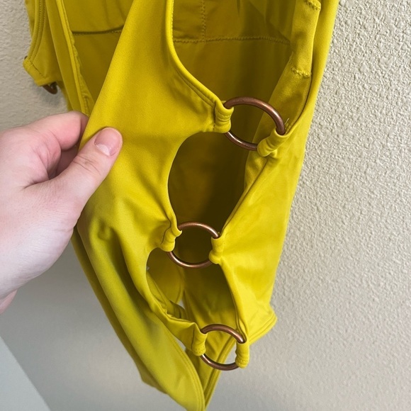 Aerie Yellow One-Piece Swimsuit - Picture 3 of 6